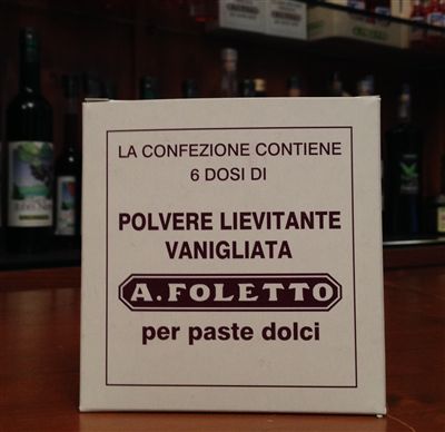 Polvere lievitante per paste dolci